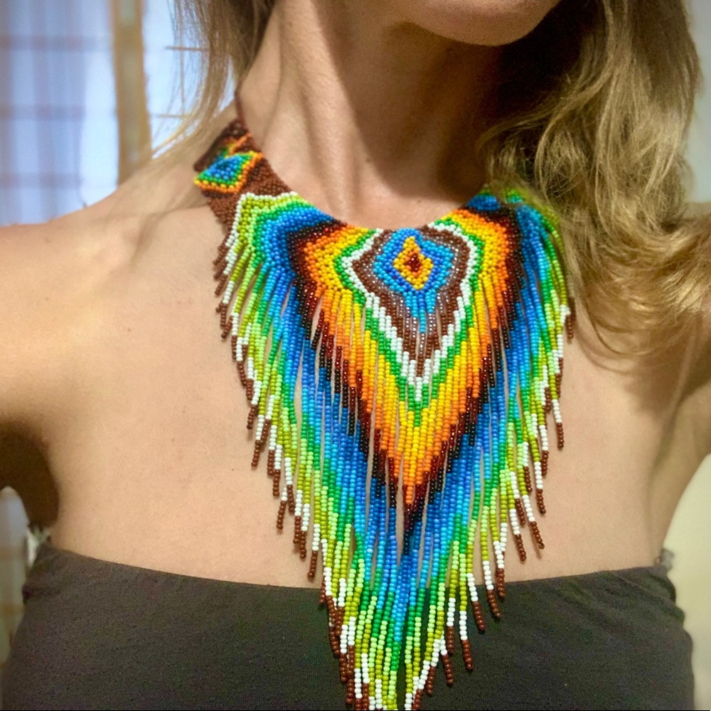 Handcrafted Colombian. Ear- $33 bracelet:$53 necklace:$83 large necklace: $111